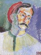 Henri Matisse Portrait of Andre Derain (mk35) oil painting on canvas